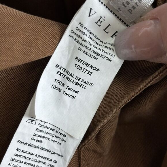 Velez 90's Y2K Wide Leg Cargo Women’s Pants‎ Brown Sz6 Utility Gorpcore Grunge - Picture 12 of 12